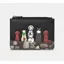 Yoshi Black Bark to Bark Zip Top Leather Purse