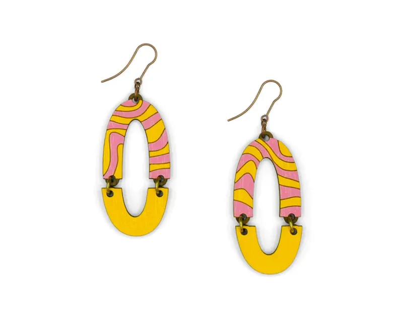 Materia Rica Yellow Magic Earrings