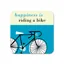 Repeat Repeat Happiness Bike Coaster Blue