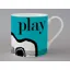 Repeat Repeat Guitar Mug Blue