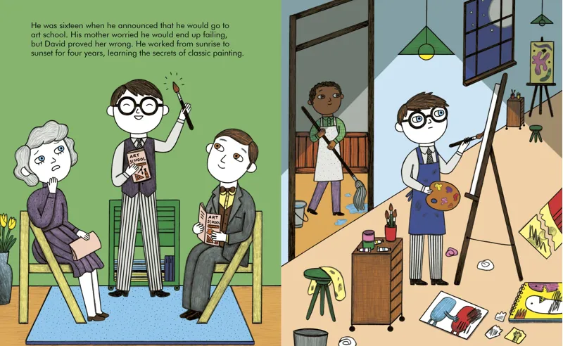 Little People Big Dreams: David Hockney-3