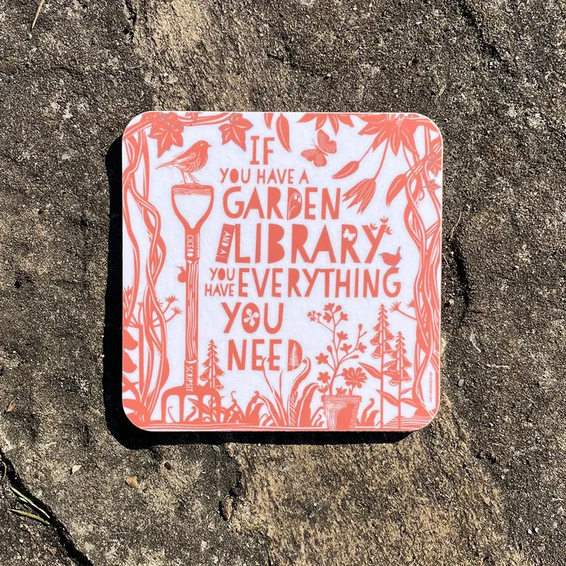 A Blackbird Sang Coaster - If You Have a Garden