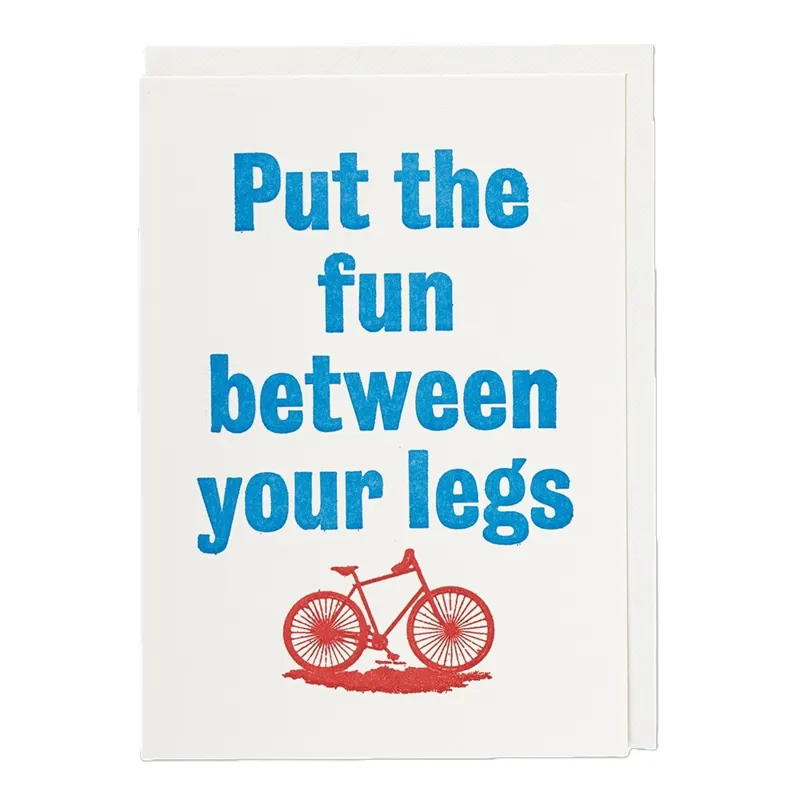 Archivist Cards Bicycle Fun Card