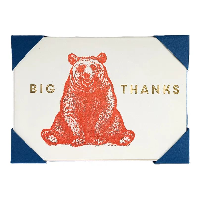 Archivist Cards Big Thanks Notelet Pack