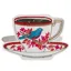 Archivist Cards Birdy Tea Cup Cut Out Card