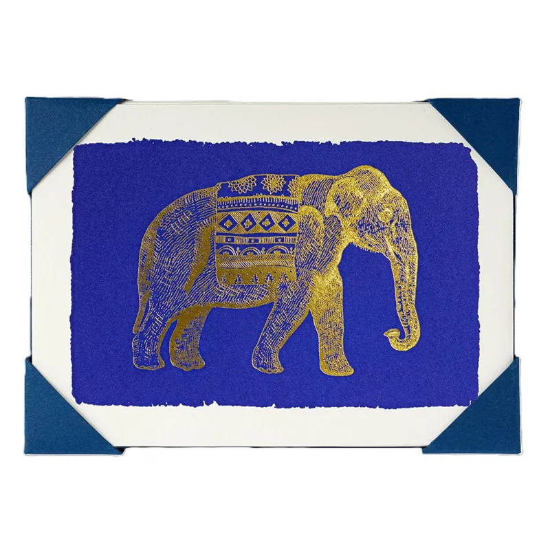 Archivist Cards Gold Elephant Notelet Pack