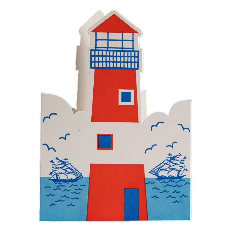 Archivist Cards Lighthouse Cut Out Card