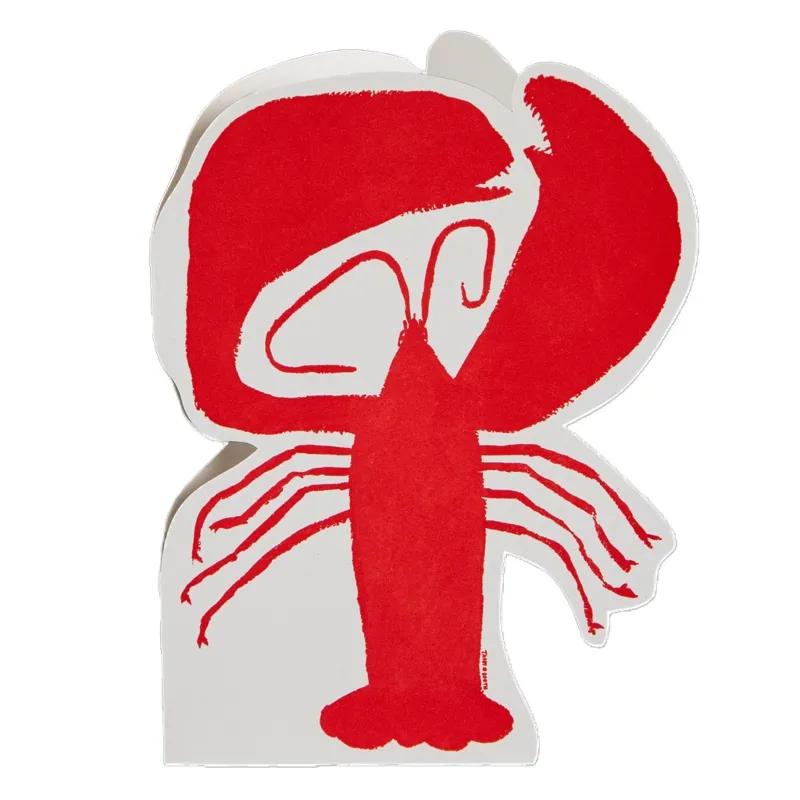 Archivist Cards The Lobster Cut Out Card