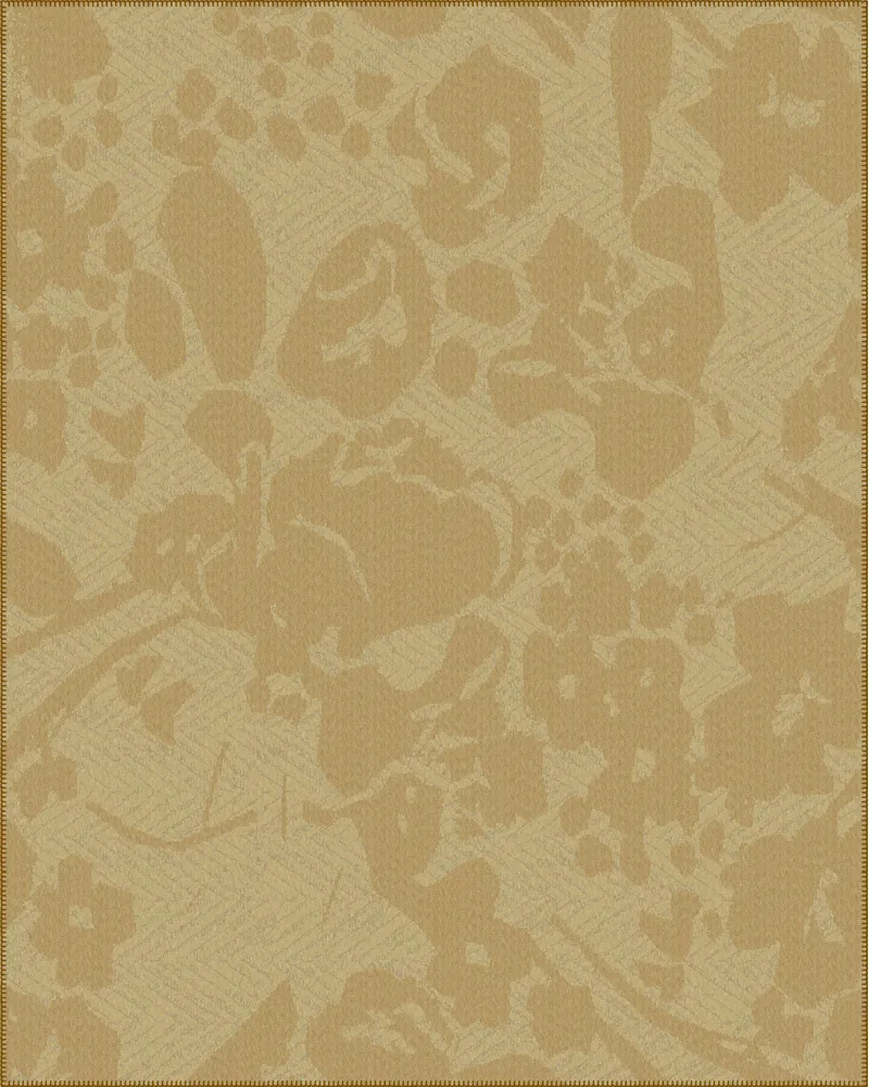 Northern Woven Burnout Standard Throw Ginger Biscuits