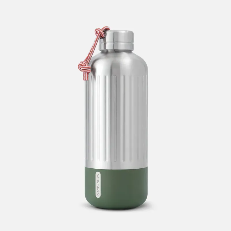 Black and Blum Large Explorer Insulated Bottle Olive