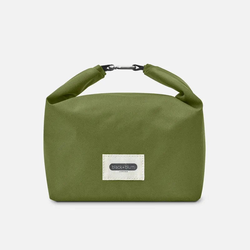 Black and Blum Lunch Bag - Moss