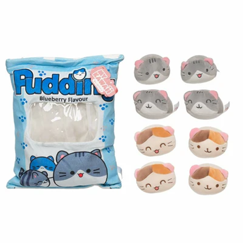 Kawaii Pillow Plush Cat Blueberry-1