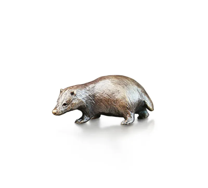 Butler and Peach Badger Bronze Miniature