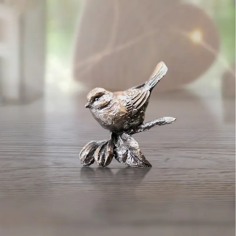 Butler and Peach Bluetit Bronze Miniature-1