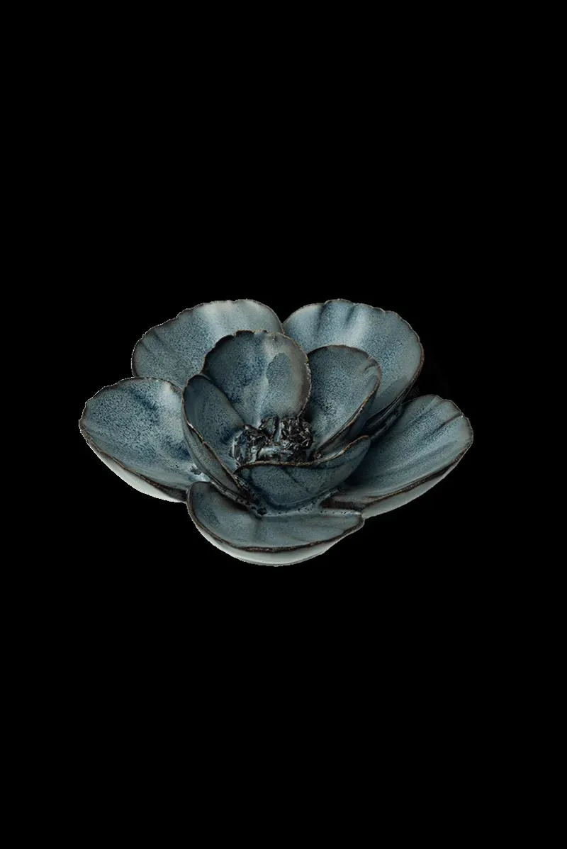 Chive Coral - Navy Poppy-1