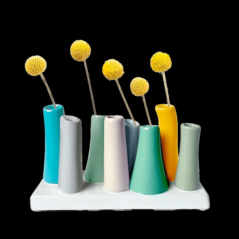 Chive Pooley Tube Vase Aqua