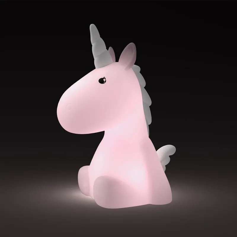 Dhink Medium LED Night Light Pink Unicorn-1