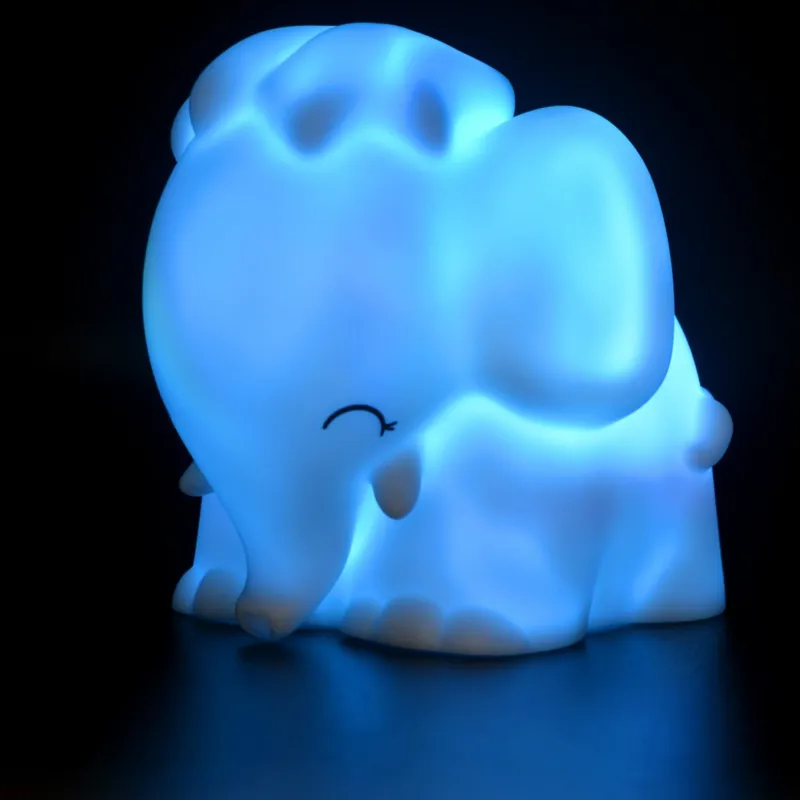 Dhink Mini LED Night Light Grey Elephant-1