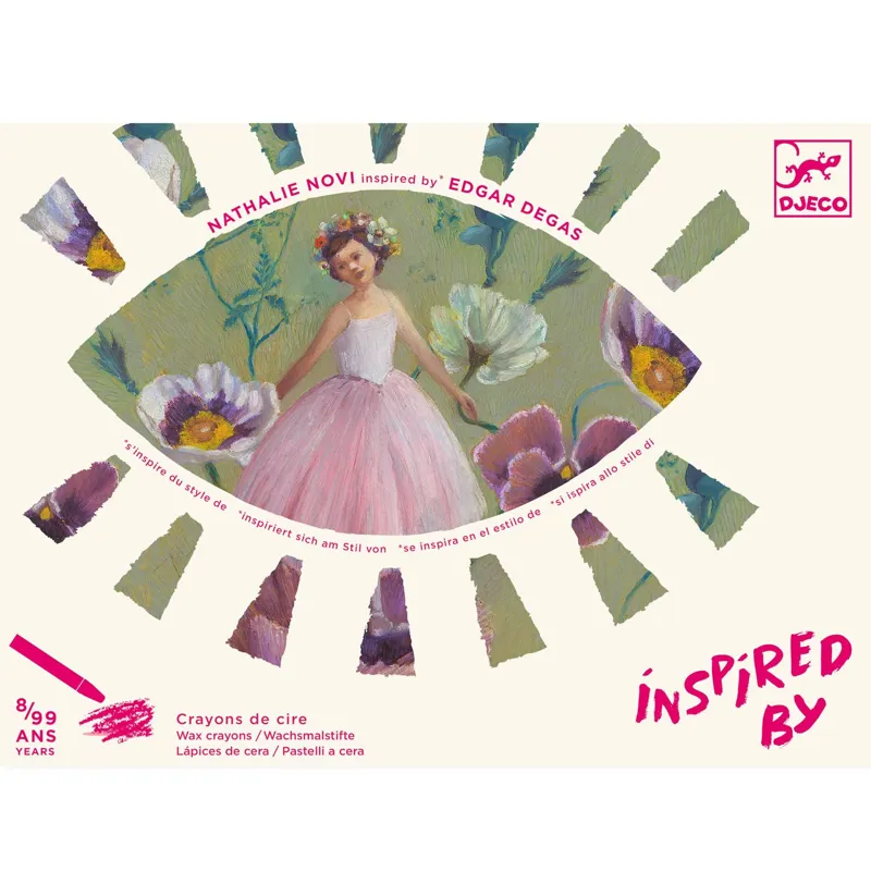 Djeco Ballerinas Oil Pastels Kit