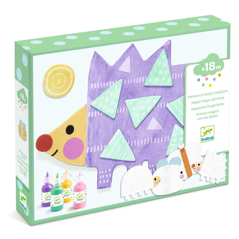 Djeco Finger Painting Kit - Small Shapes