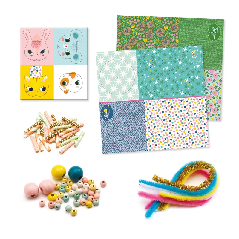 Djeco Pipe Cleaner Fairies Craft Kit-2