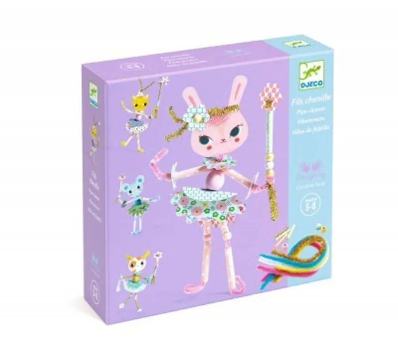 Djeco Pipe Cleaner Fairies Craft Kit