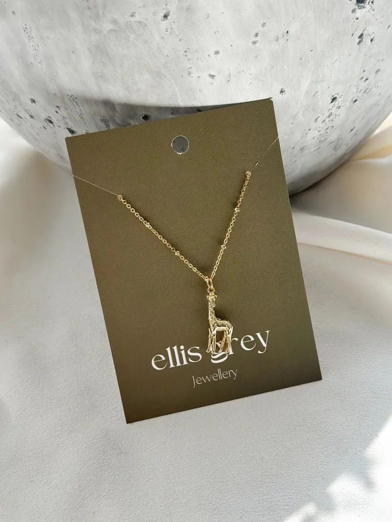 Ellis Grey Giraffe Necklace-1