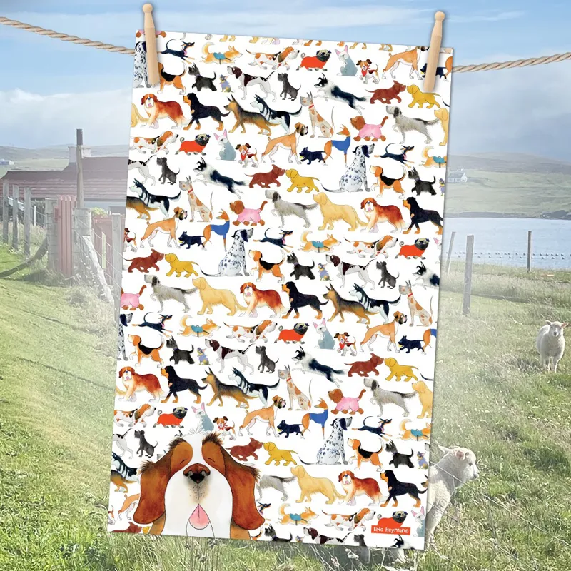 Emma Ball Tea Towel Paw Club