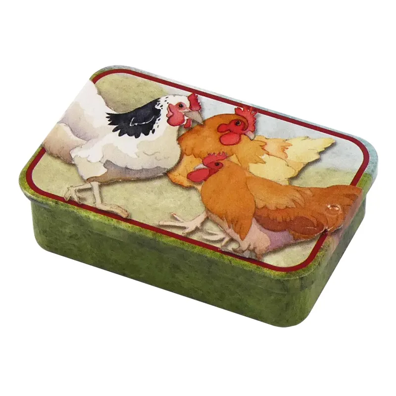 Emma Ball Tiny Pocket Tin - Hens