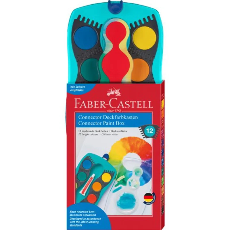 Faber-Castell Connector Paint Box 12 Colours