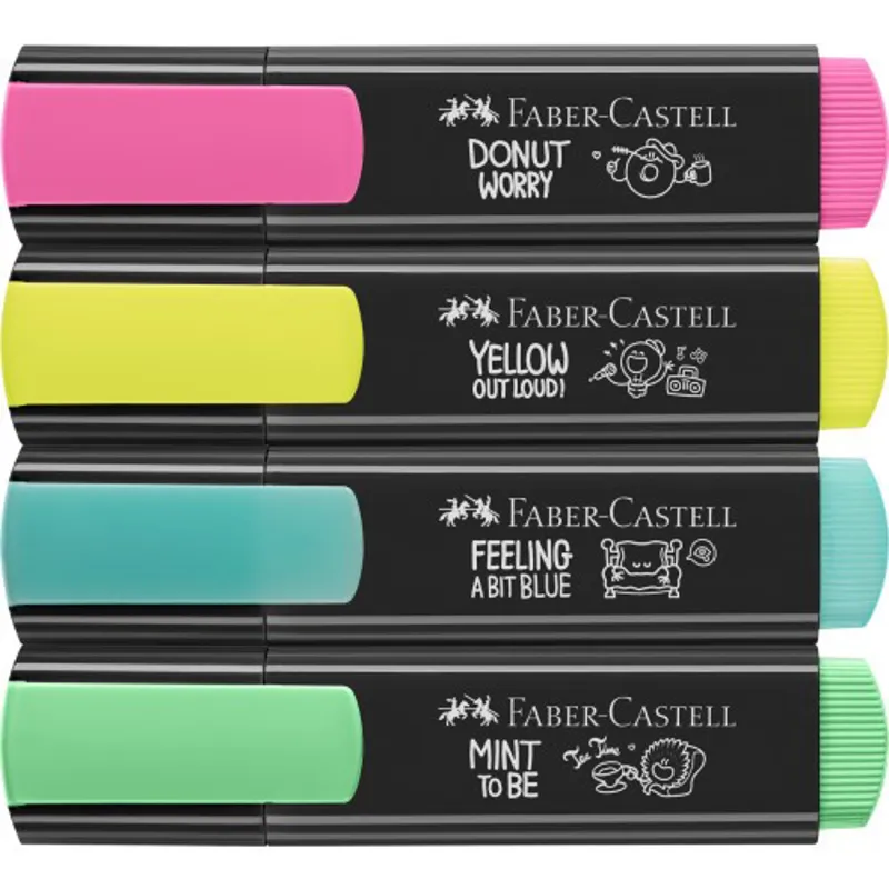 Faber-Castell Set of 4 Highlighters - Graffiti-1