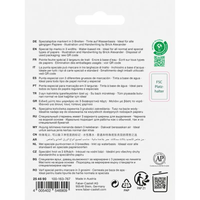 Faber-Castell Set of 4 Highlighters - Graffiti-2