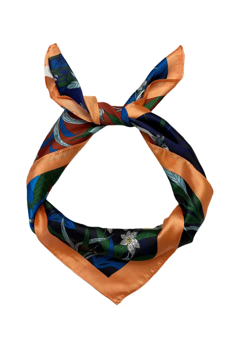 Fashion Scarf World Japanese Night Square Scarf-1