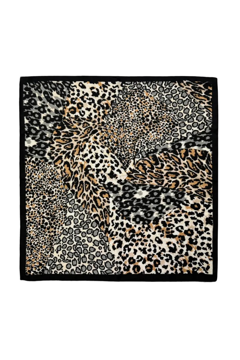 Fashion Scarf World Mixed Animal Print Square Scarf