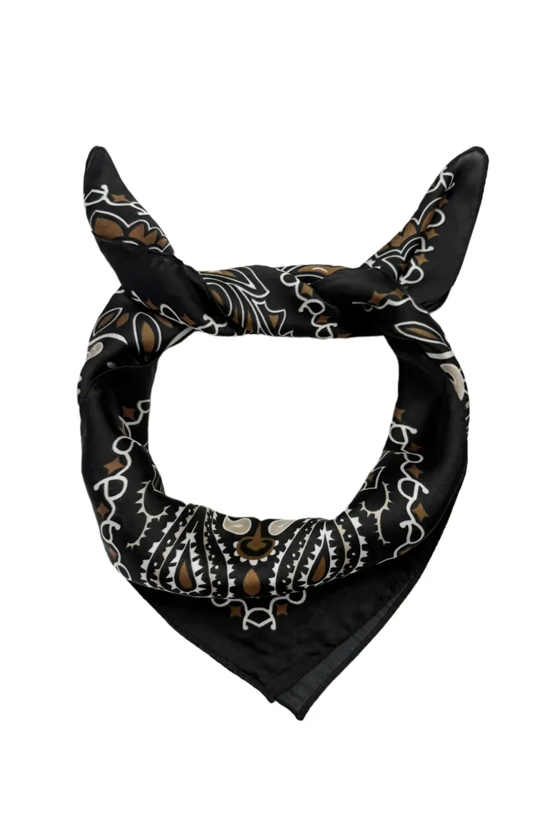 Fashion Scarf World Paisley Bandana Square Scarf-1