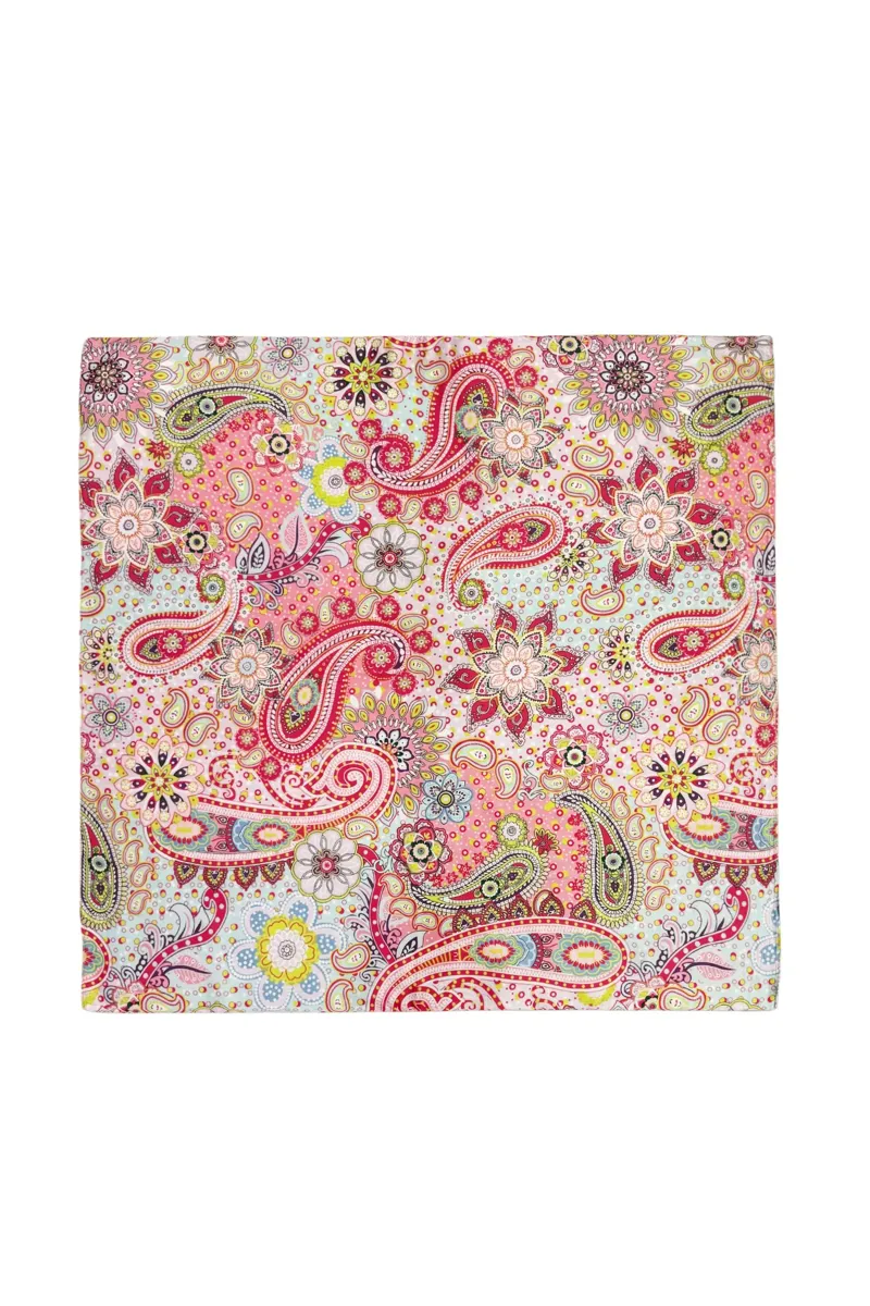 Fashion Scarf World Psychadelic Dotted Paisley Square Scarf
