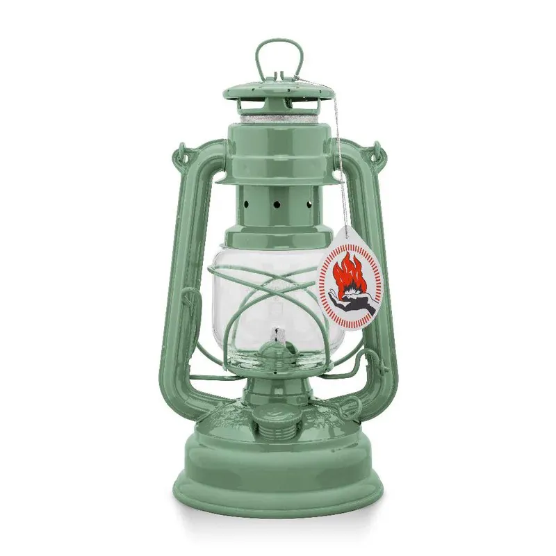 Feuerhand Baby Special 276 Hurricane Lantern - Light Green