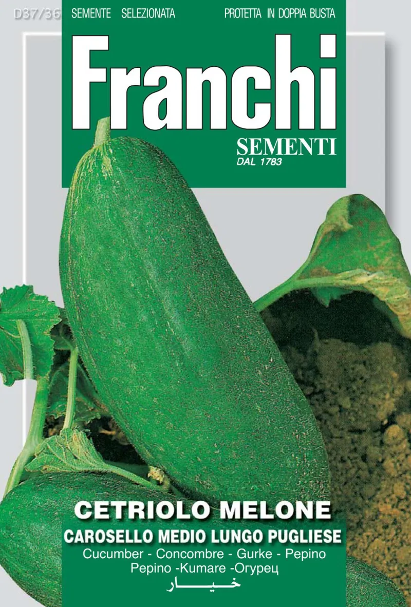 Franchi Seeds Cucumber Melon Carosello Pugliese Seeds