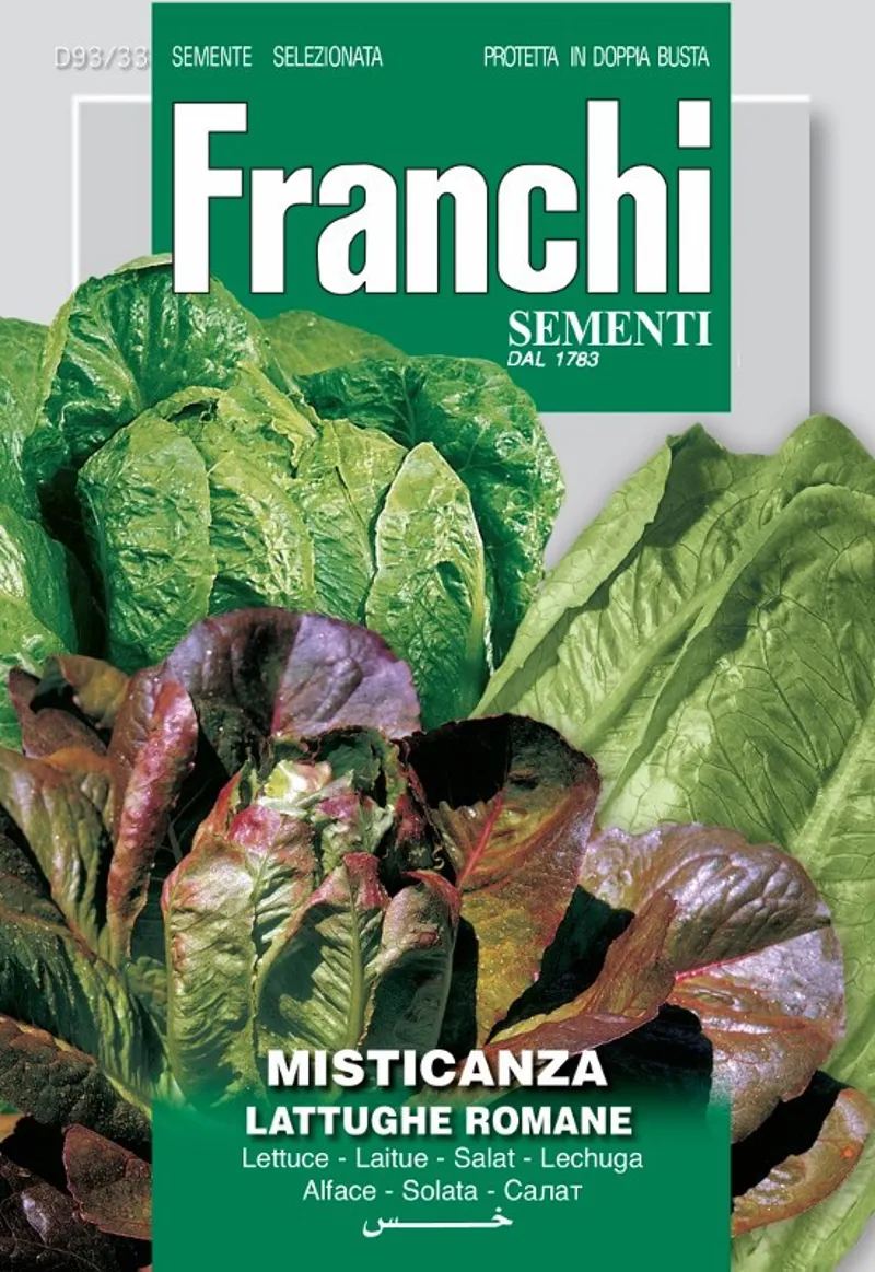 Franchi Seeds Mixed Romaine Lettuce Seeds