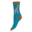 Gemjar Bamboo Socks 4-7 -  Blue Giraffe