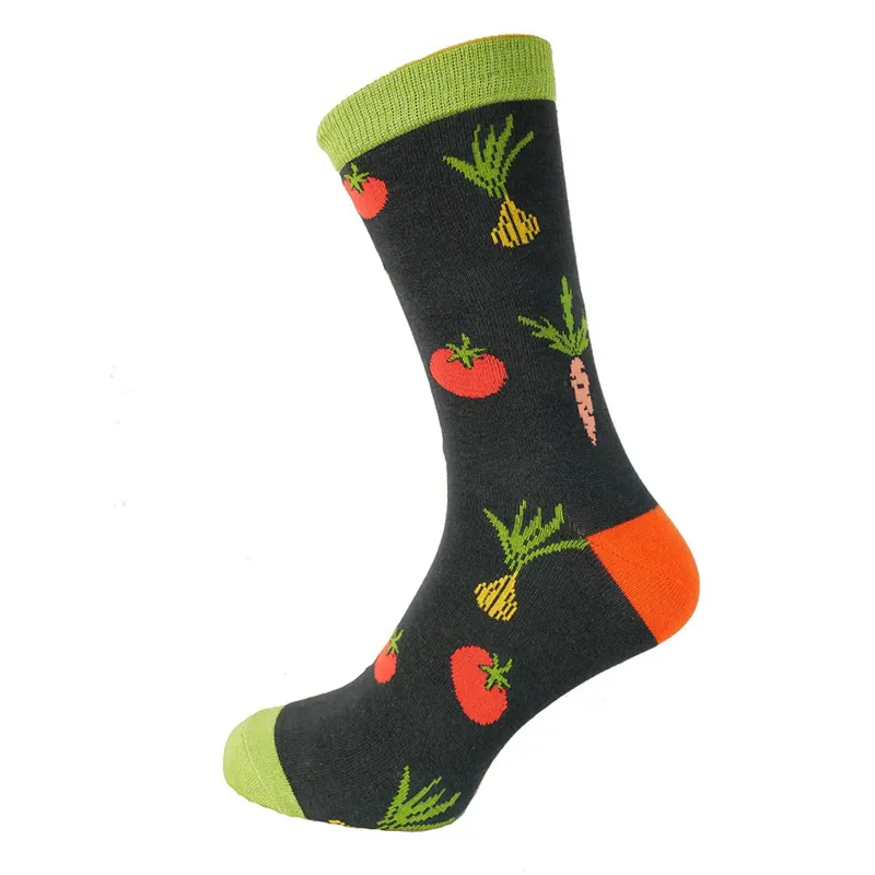 Gemjar Bamboo Socks 7-11 - Vegetables