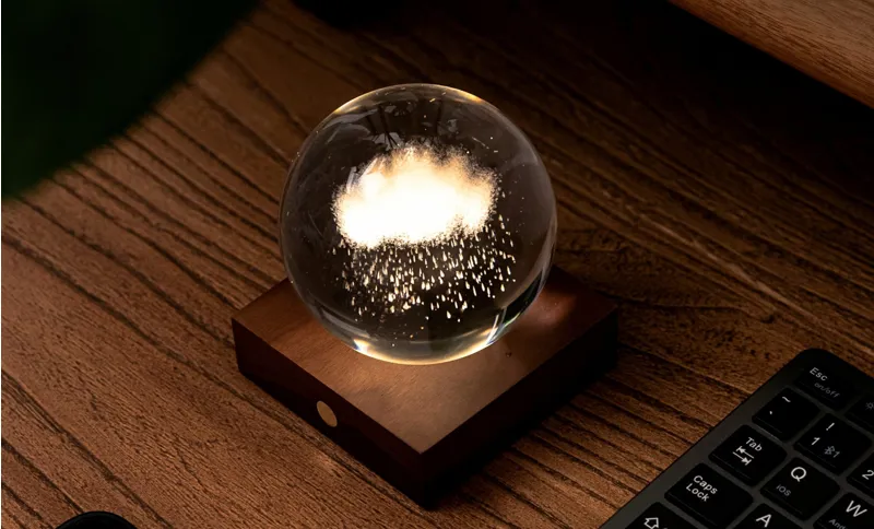 Gingko Amber Crystal Light Rain Cloud-1