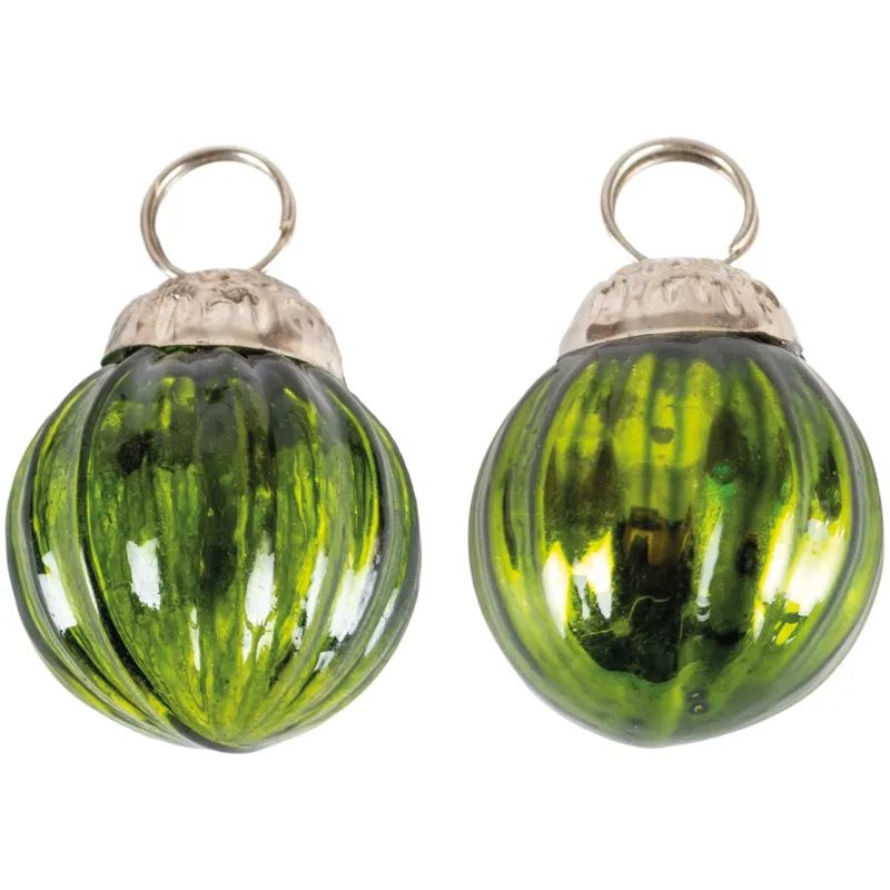 Grand Illusions Mini Green Baubles S-10-2