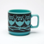 Hornsea Mug - Owls on Branch - Teal