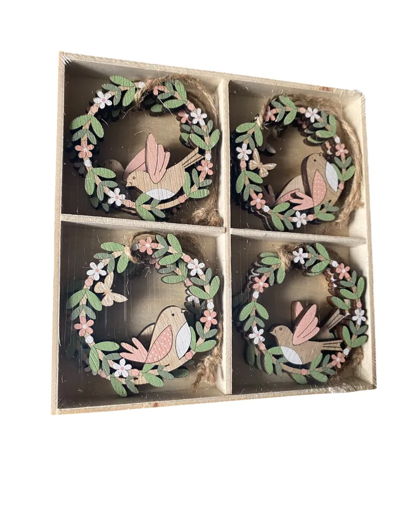 Heaven Sends Wooden Spring Wreath Decorations -1