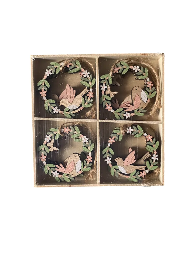 Heaven Sends Wooden Spring Wreath Decorations 