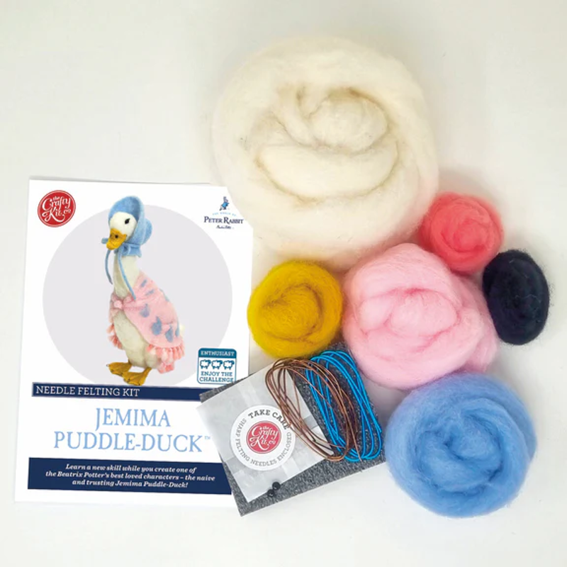 Crafty Kit Co Jemima Puddle-Duck Felting Kit-2
