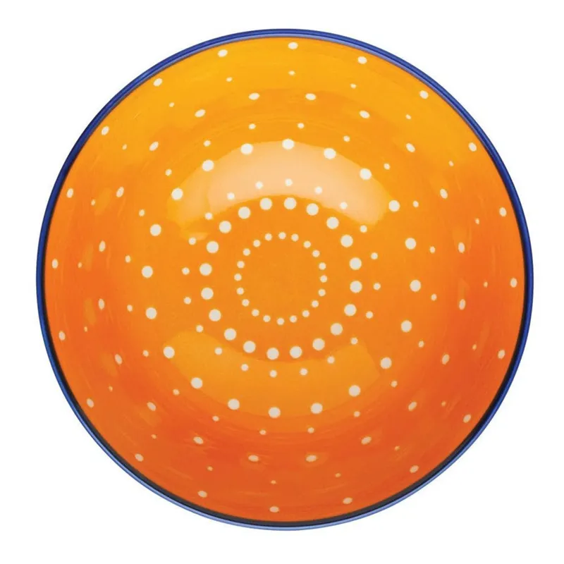KitchenCraft Orange Spotty Bowl-1