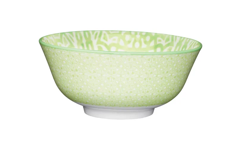 KitchenCraft Green Tile Effect Bowl 