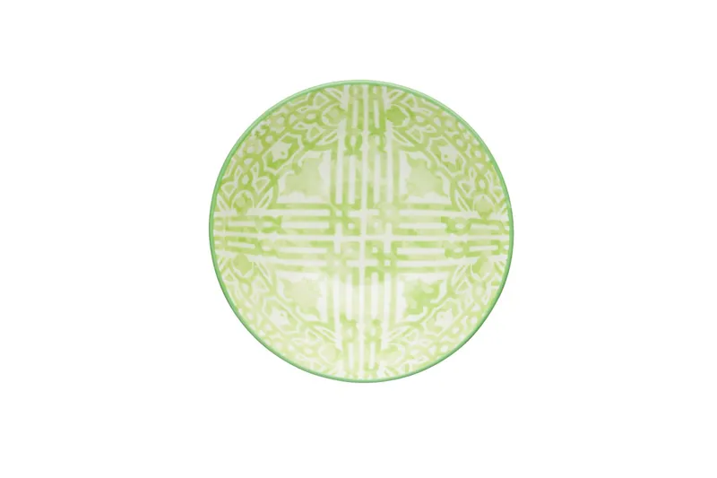 KitchenCraft Green Tile Effect Bowl -1